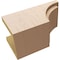 Ekena Millwork 6in. W x 6in. H x 12in. L Rivera Woodgrain TimberThane Rafter Tail, Primed Tan RFTUR06X06X12RIVRCPR - alternate 4